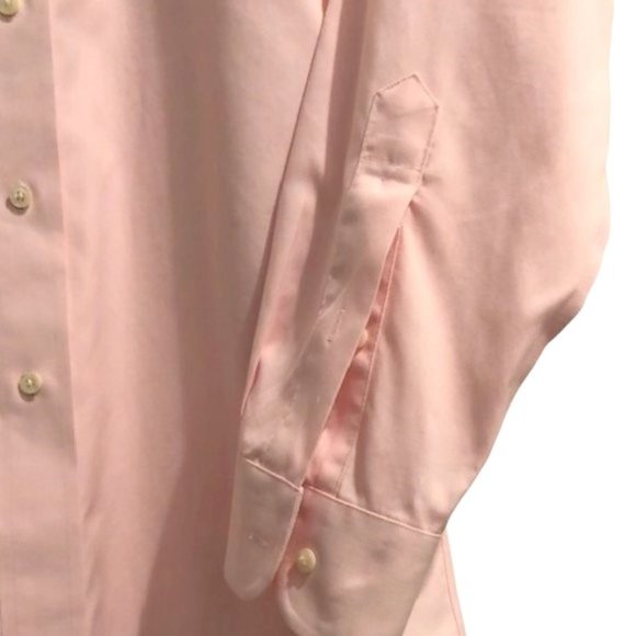 Joseph A Banks Slim Fit Collar Pink Dress Shirt - L - Picture 6 of 9